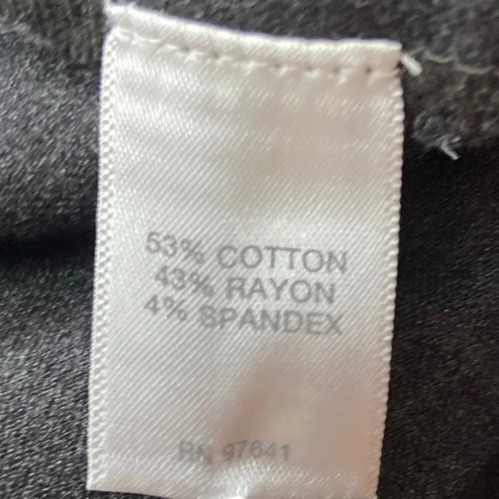 J. Jill Crop Pants Women 10p Pull On Mid Rise 30x22.5 Gray Cotton Rayon Stretch - Image 8