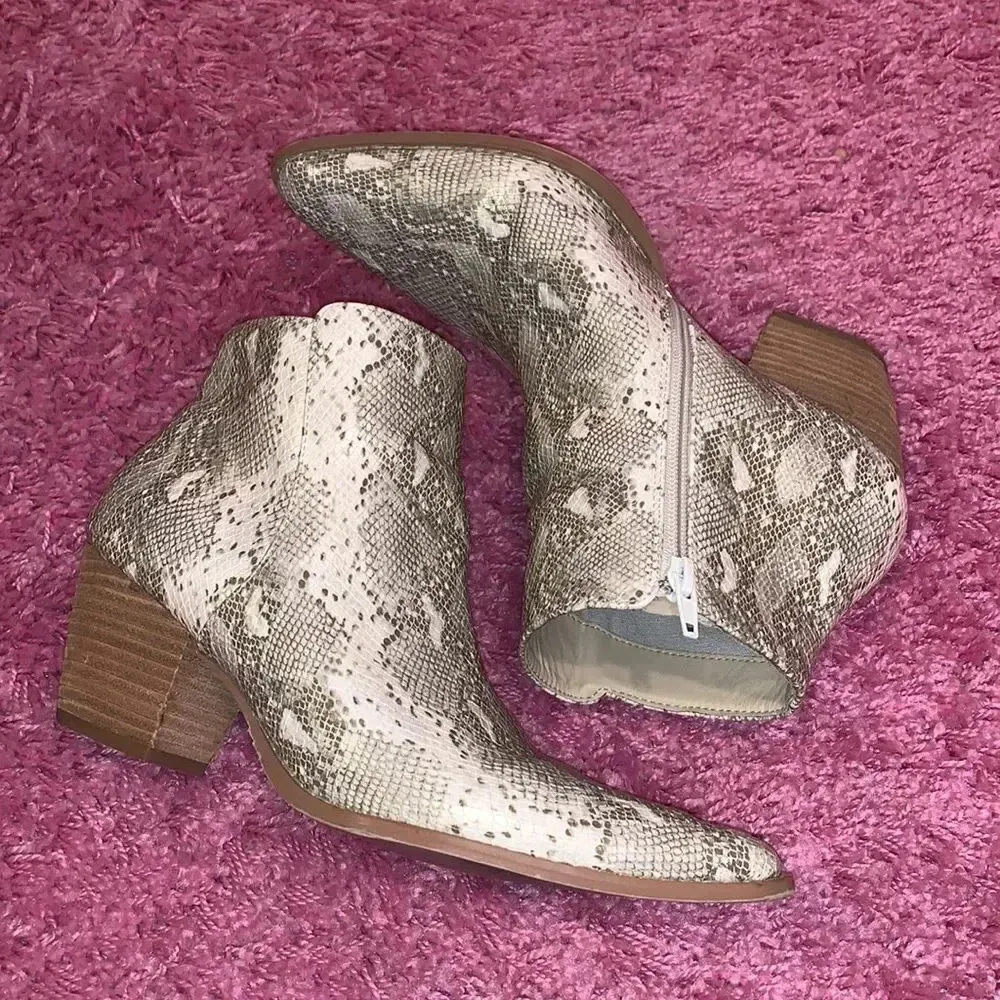 Coconuts by Matisse Snakeskin Booties - Image 6