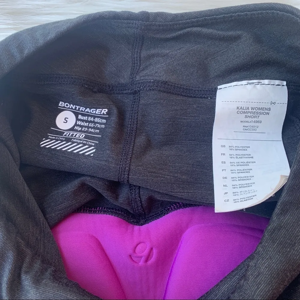 Bontrager Kalia Compression Cycling Shorts Gray - Image 3