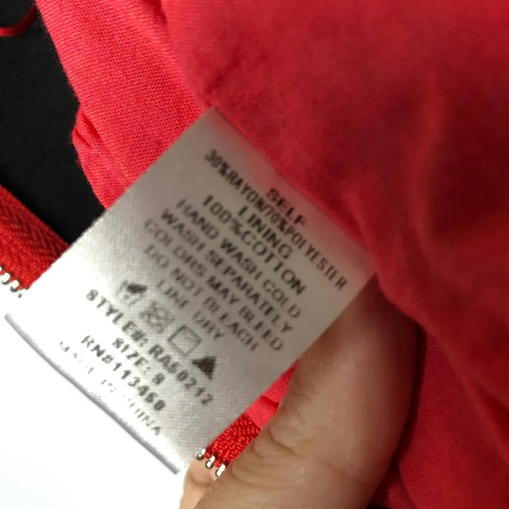 Lulumari Strapless Jumpsuit Red and Black - Image 9