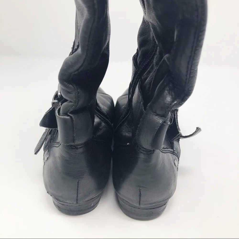 Aldo | Faux Leather Knee High Belted Boots - Image 7