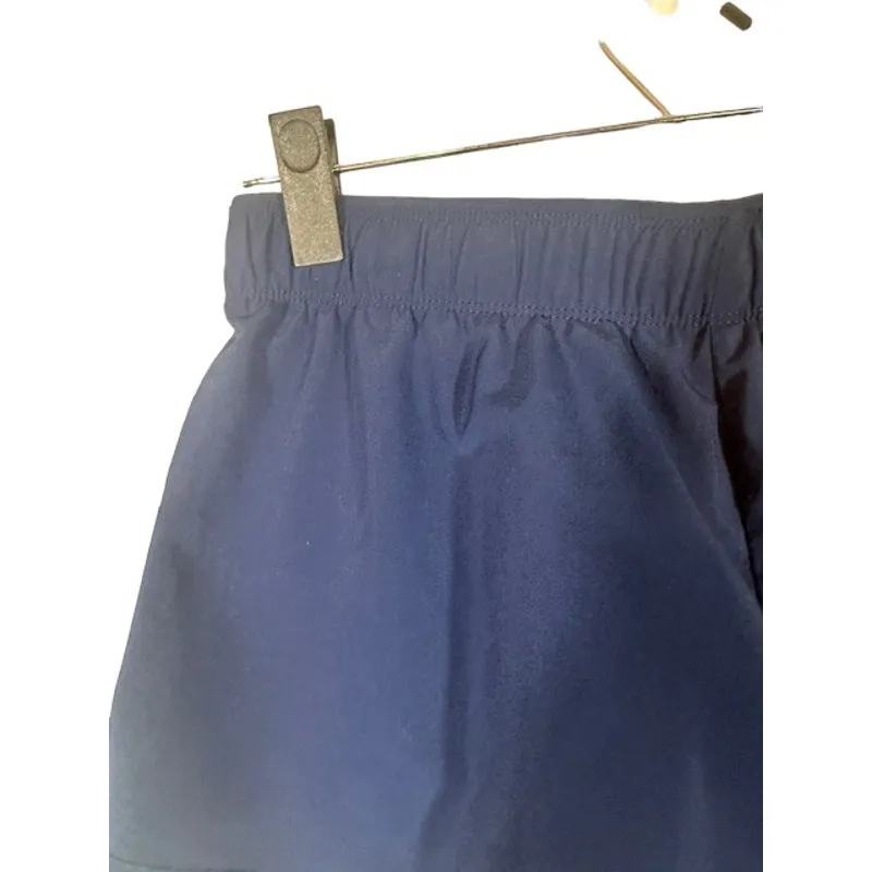 Nike Navy Blue Gray Reversible Athletic Running Casual Shorts Women Sz S - Image 5