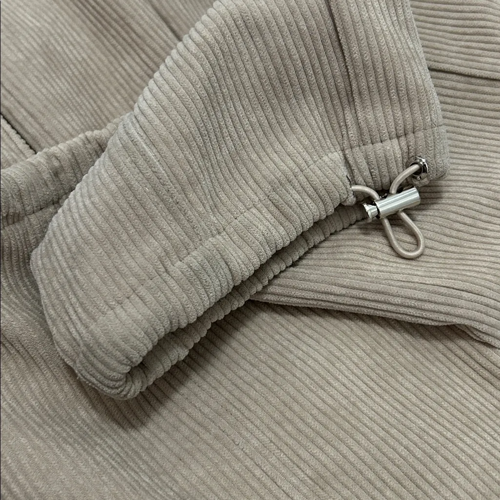 Maniere De Voir Corduroy Cargo Pants Tan - Image 10