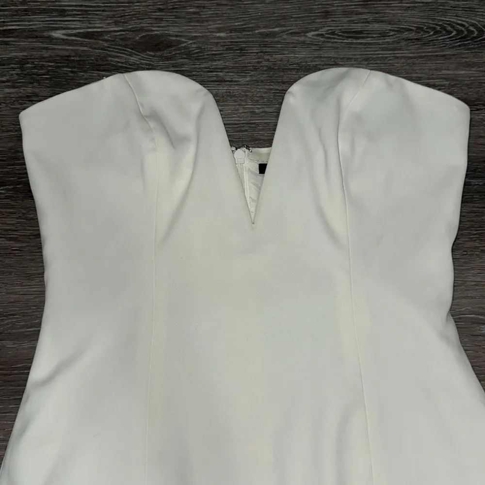 Jay Godfrey White Strapless Dress - Image 2