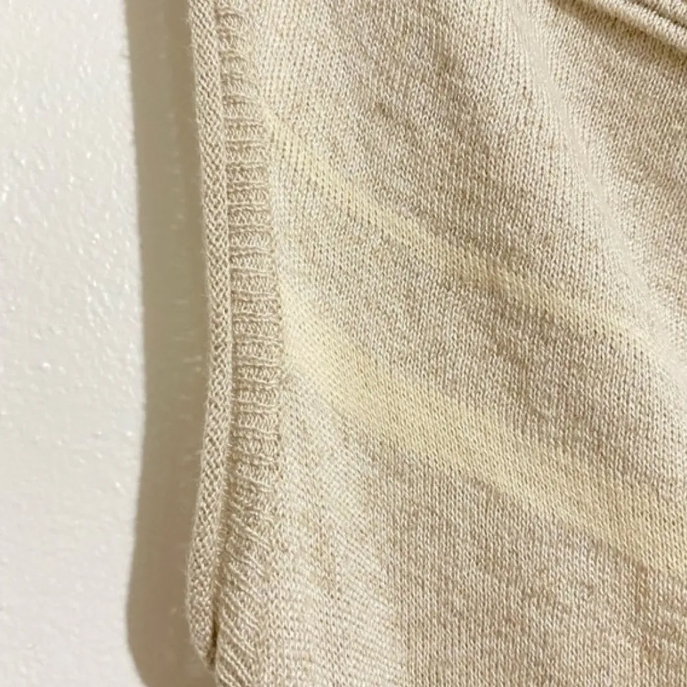 Greylin linen blend crew neck neutral colors striped  sleeveless dress - Image 3