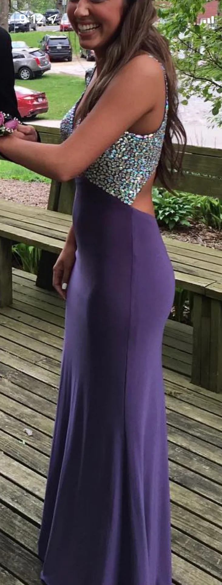Purple Prom Dress - Image 2