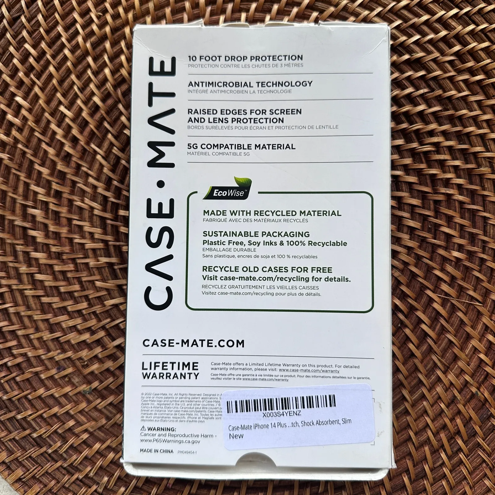 Iphone 14‎ Plus Slim Case by Casemate, Twinkle Diamond: NWT in box White - Image 8