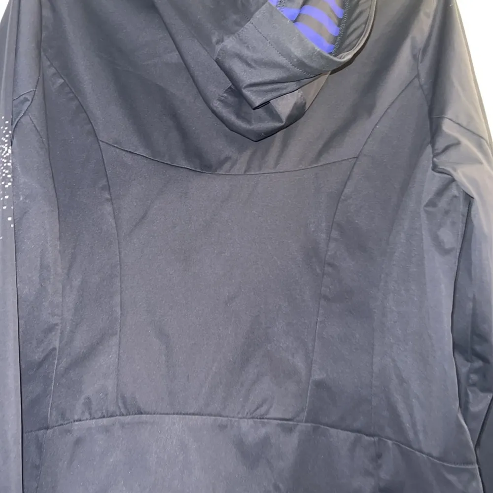 Sporty  hooded greg zip up rain jacket L - Image 15