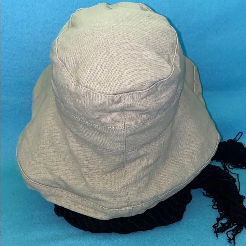 SCALA COLLEZIONE adjustable bucket floppy beach summer hat UPF 50+ NEW size OSFA Tan - Image 5