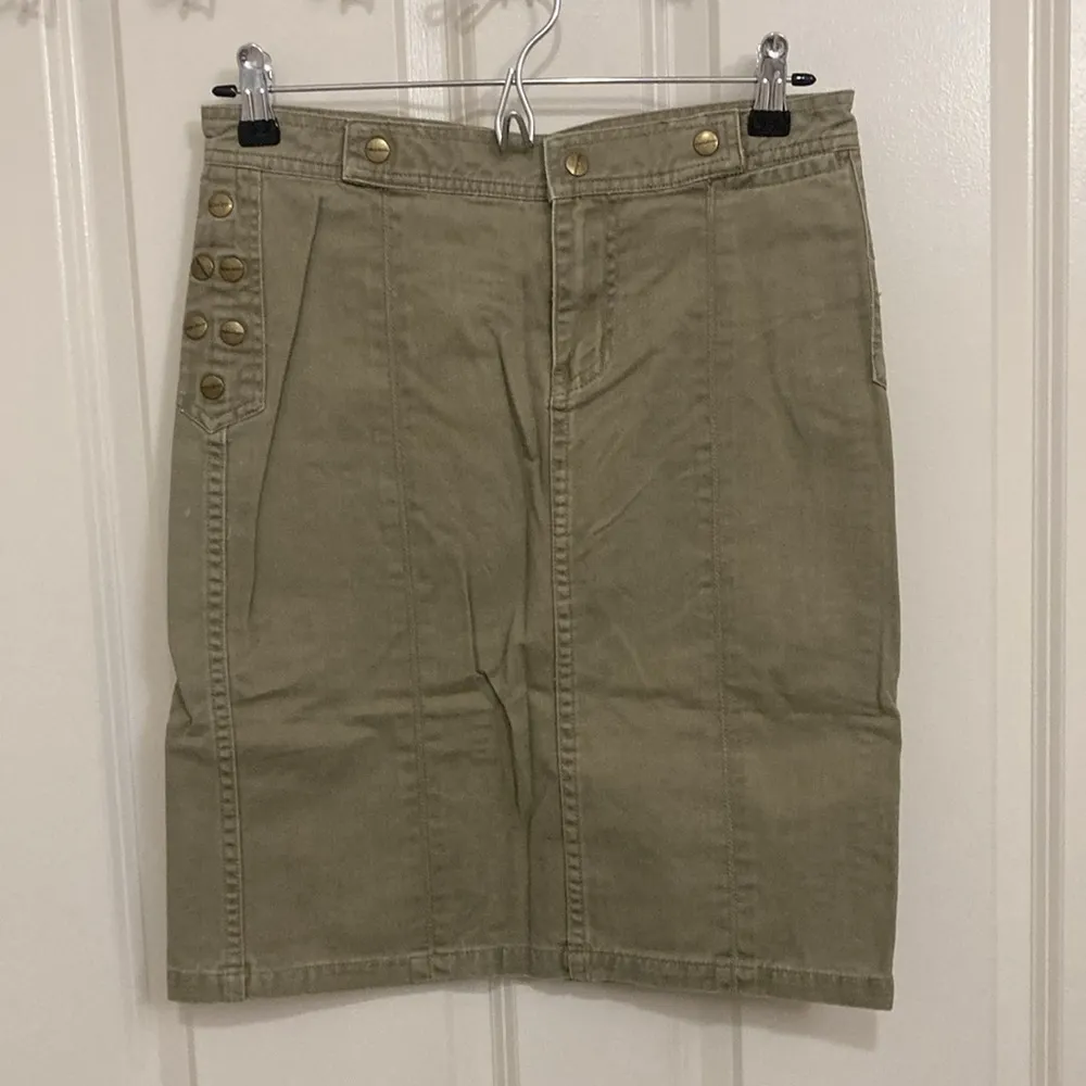 Vintage Y2K Yuka Jeans Studded Pencil Skirt - Image 3