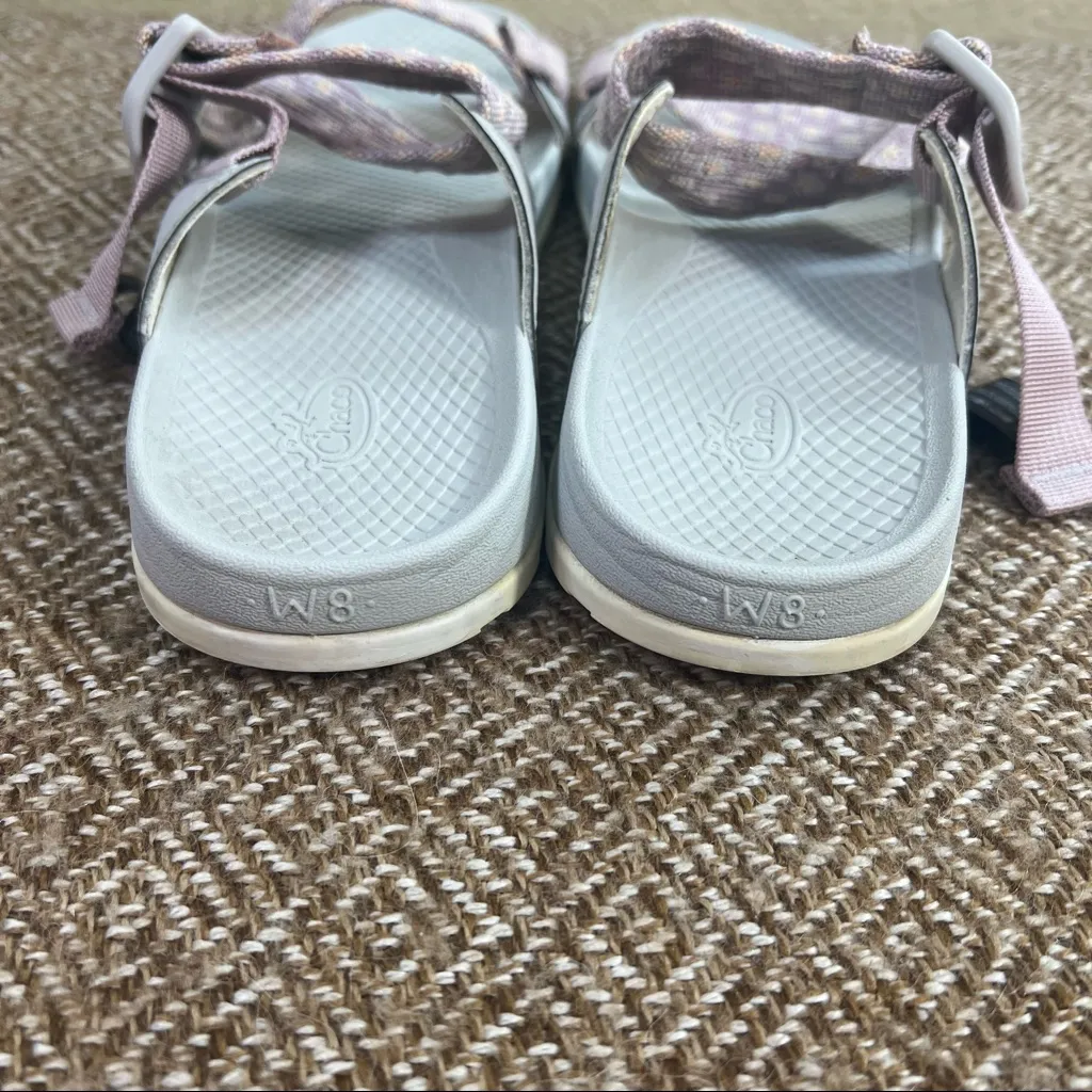 Chaco Lowdown Slide Strappy Sport Sandals Mauve Women's US Sz 8 Casual Water EUC - Image 5