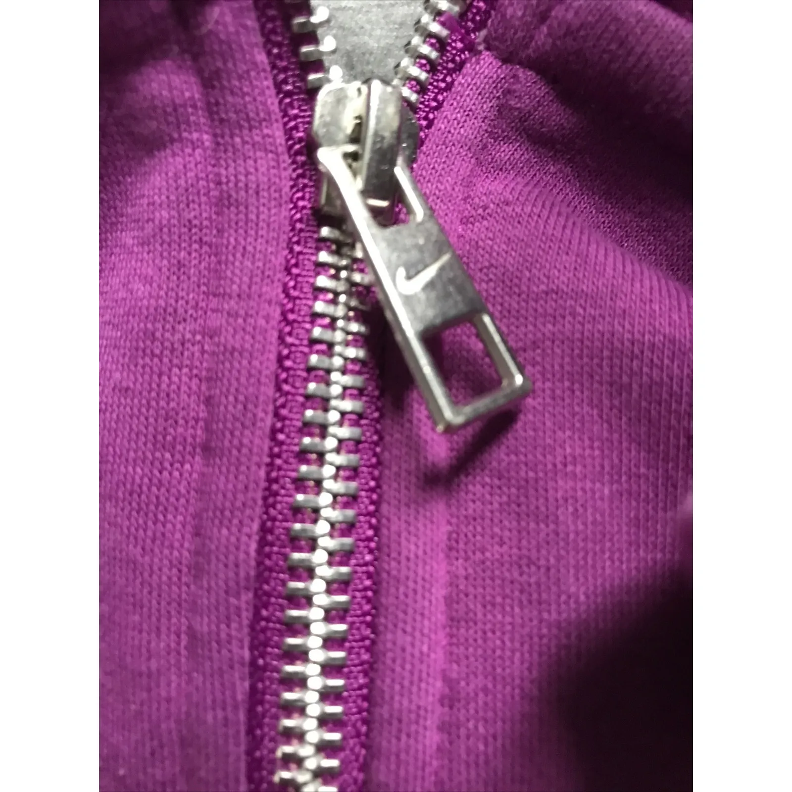 Nike The Athletic Dept Purple Full-Zip Hoodie Medium - Image 6