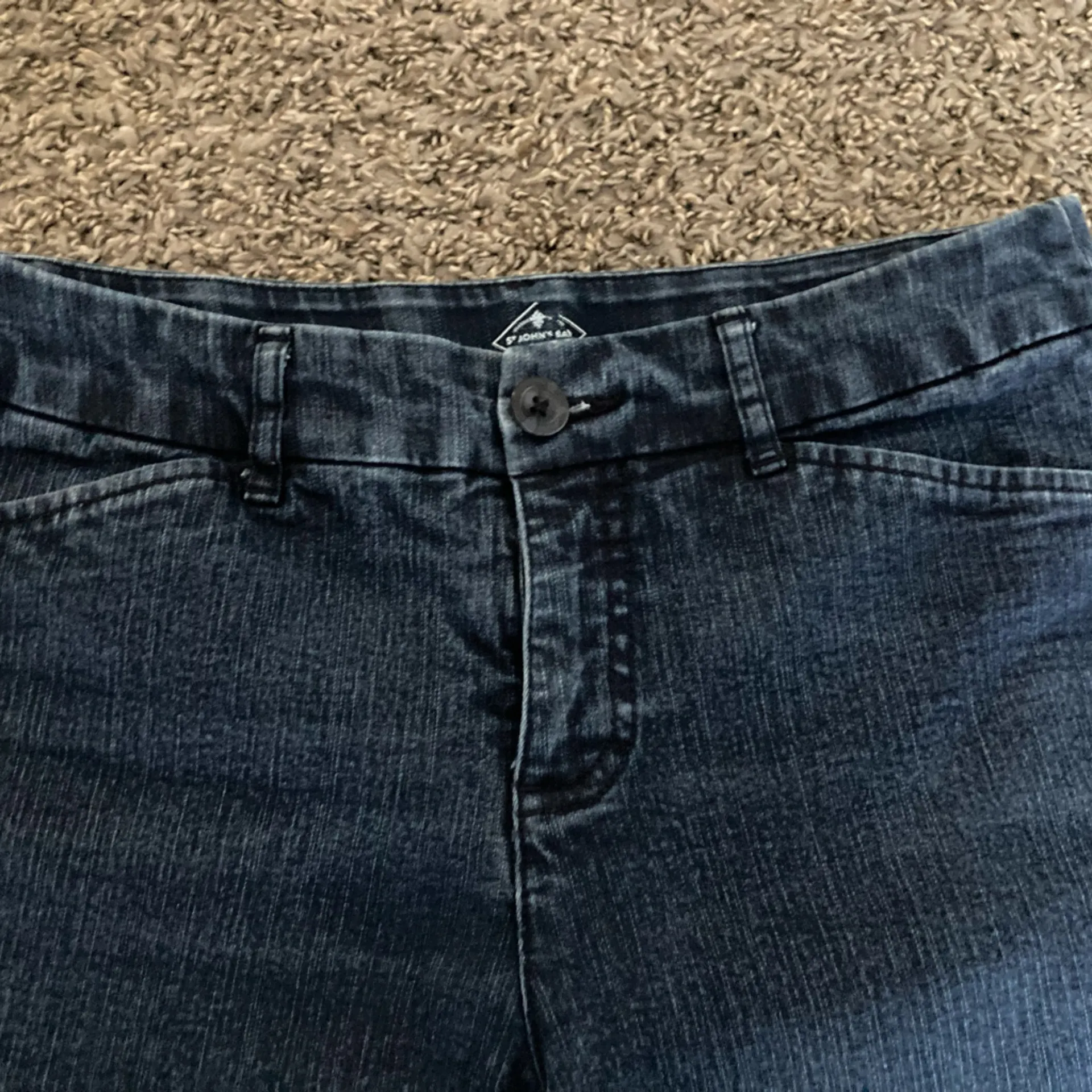 St. John’s Bay Bermuda Stretch Denim Shorts Dark Wash Excellent Cond - Image 7