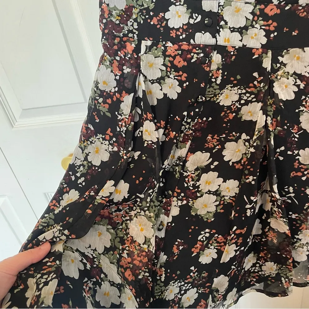 Abercrombie & Fitch Floral Black Mini Dress - Image 2