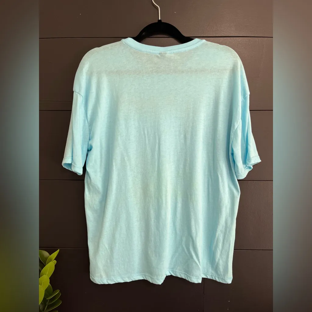 BRAZIL Copacabana Oversized Unisex Graphic Tee Adult T-Shirt Sz XS NWOT - Image 3