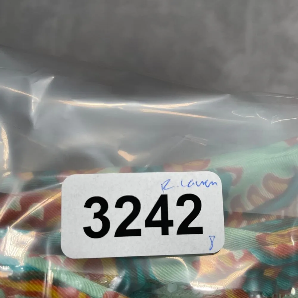 Ralph Lauren Black Label Pants Womens 2 Paisley Green Preppy Union Made USA - Image 9