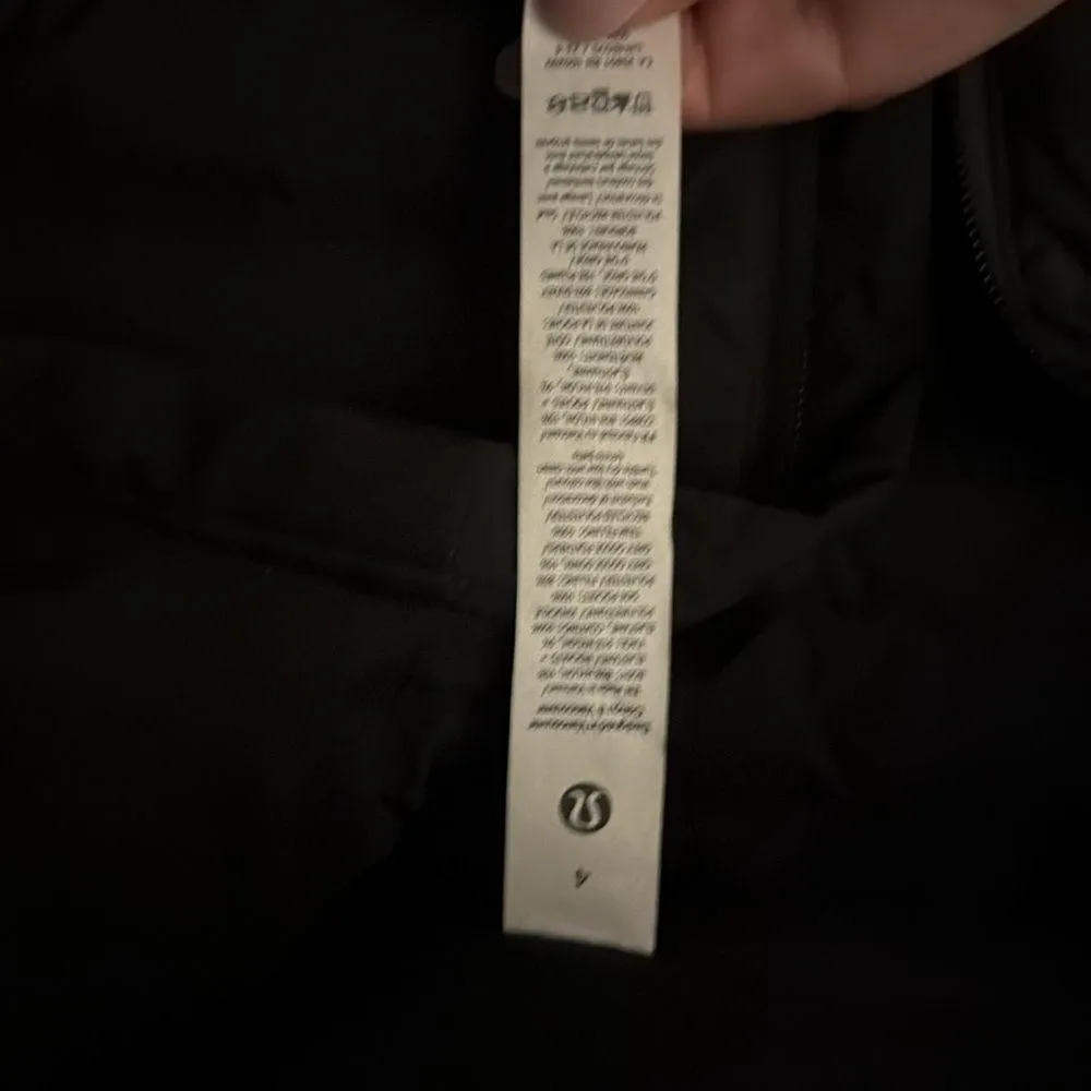 Lululemon Black Hooded Jacket packable - Image 2