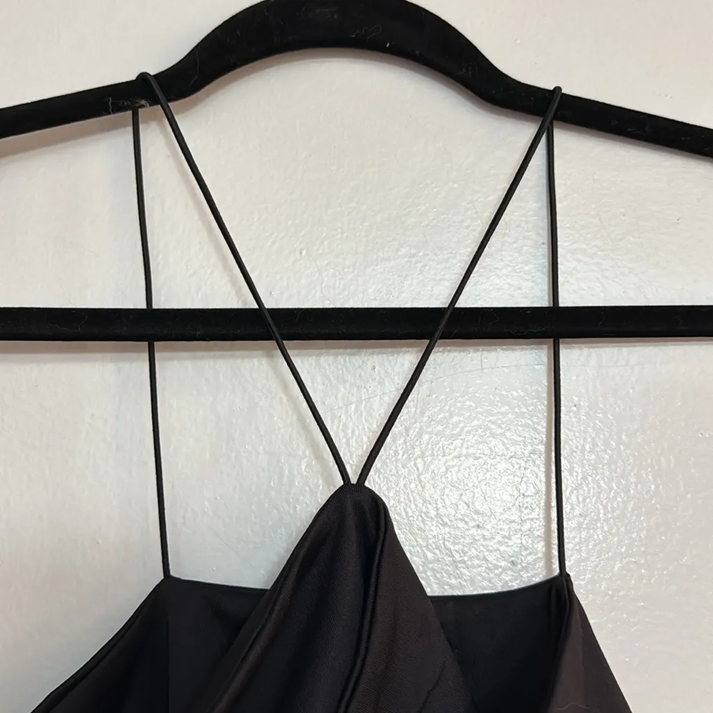 Forever 21 Black Strappy Crop Top - Image 3