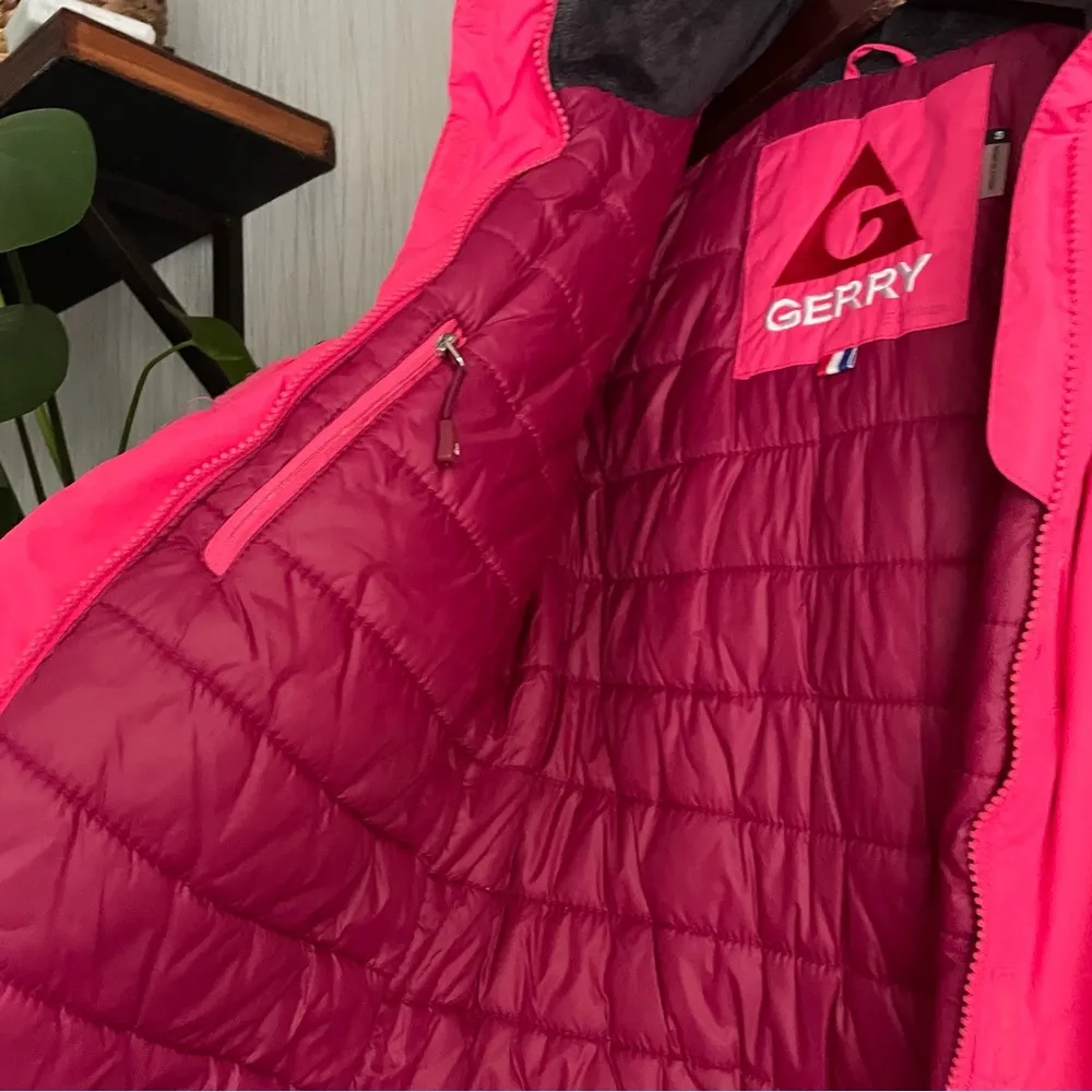 GERRY Winter Coat Jacket Water Resistant Cerise Hot Pink Size Small - Image 8