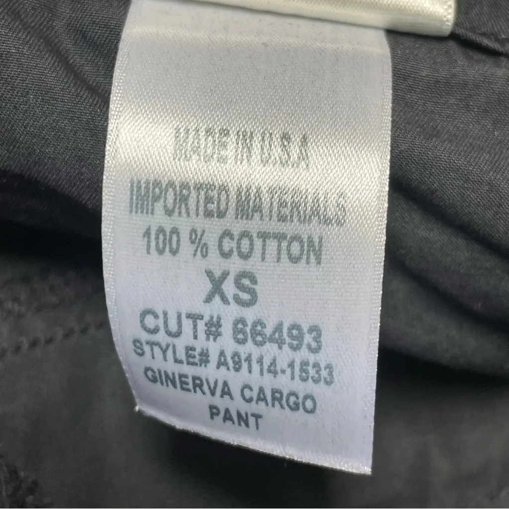 Agolde Ginerva Cargo Pant Parachute Wide Leg Adjustable Womens XS Black Baggy - Image 13