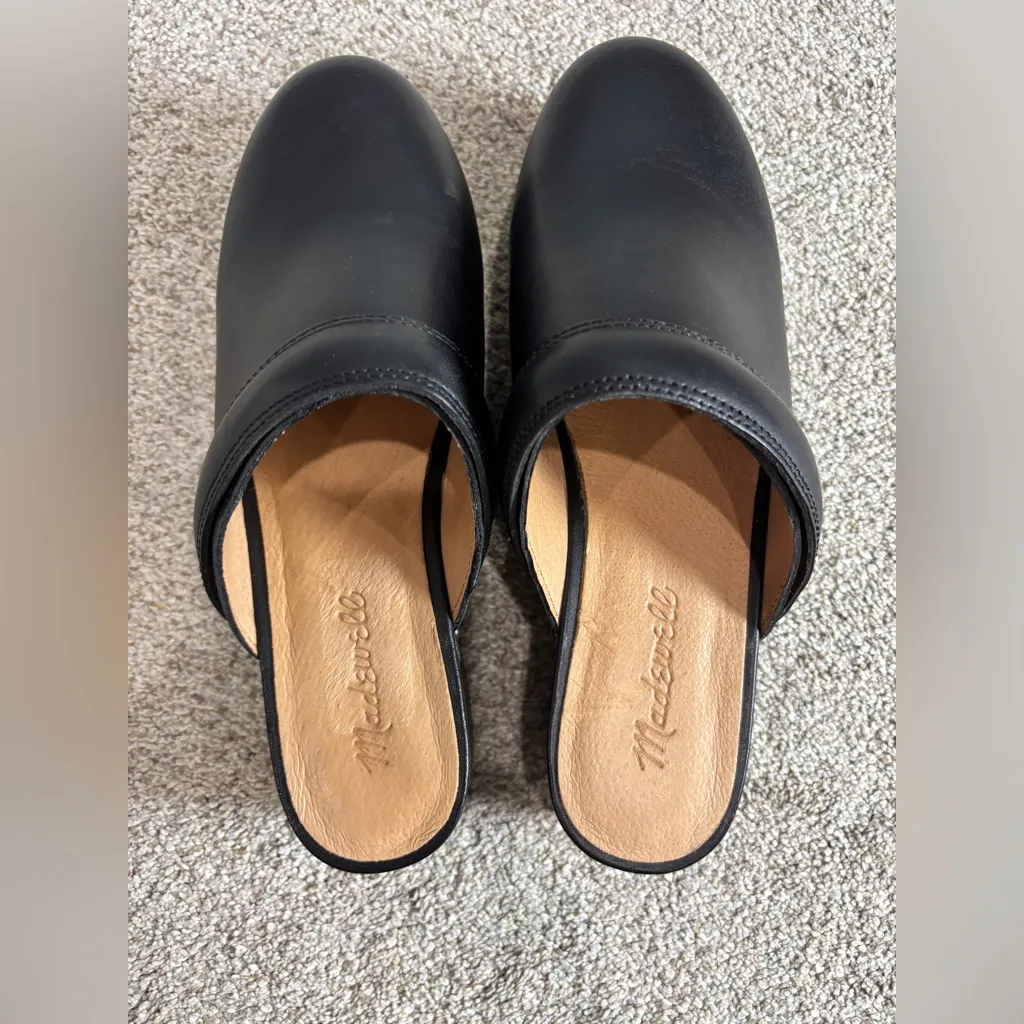 Madewell The Cecily Clog in Oiled Leather Size 6.5 - Image 5
