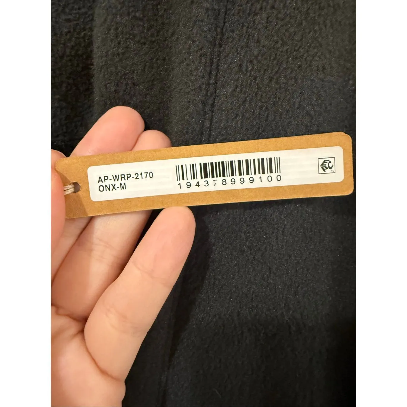 SKIMS by Kim Kardashian NWT Fleece Wrap Belted Jacket Onyx Black size Medium M - Image 5