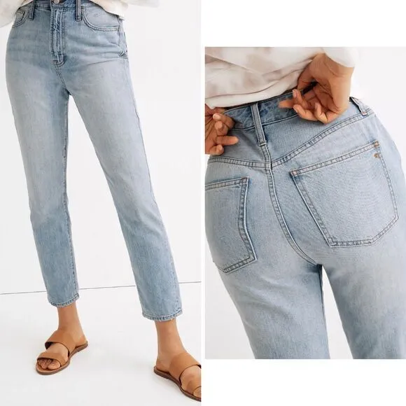NEW Madewell The Curvy Perfect Vintage Jean in‎ Fitzgerald Wash, 25 - Image 3