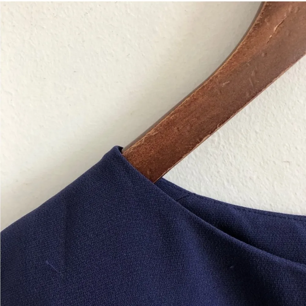 MM Lafleur NEW Sarah 7.0 Shift Dress in Deep Indigo Blue Career Size US 2 - Image 9