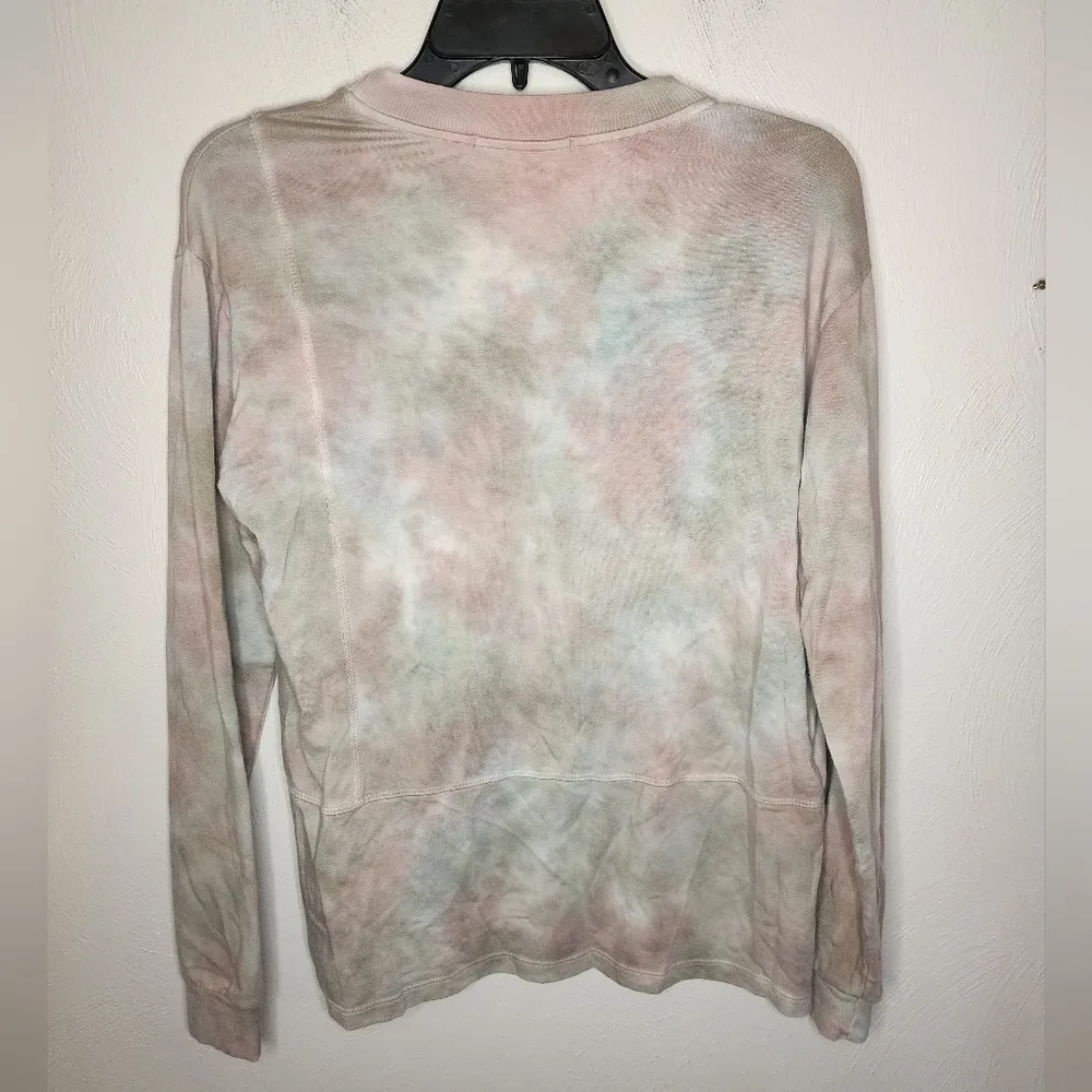 Johnny Was Calme Tie-Dye Seamed Oversized Pullover Tee - Image 2