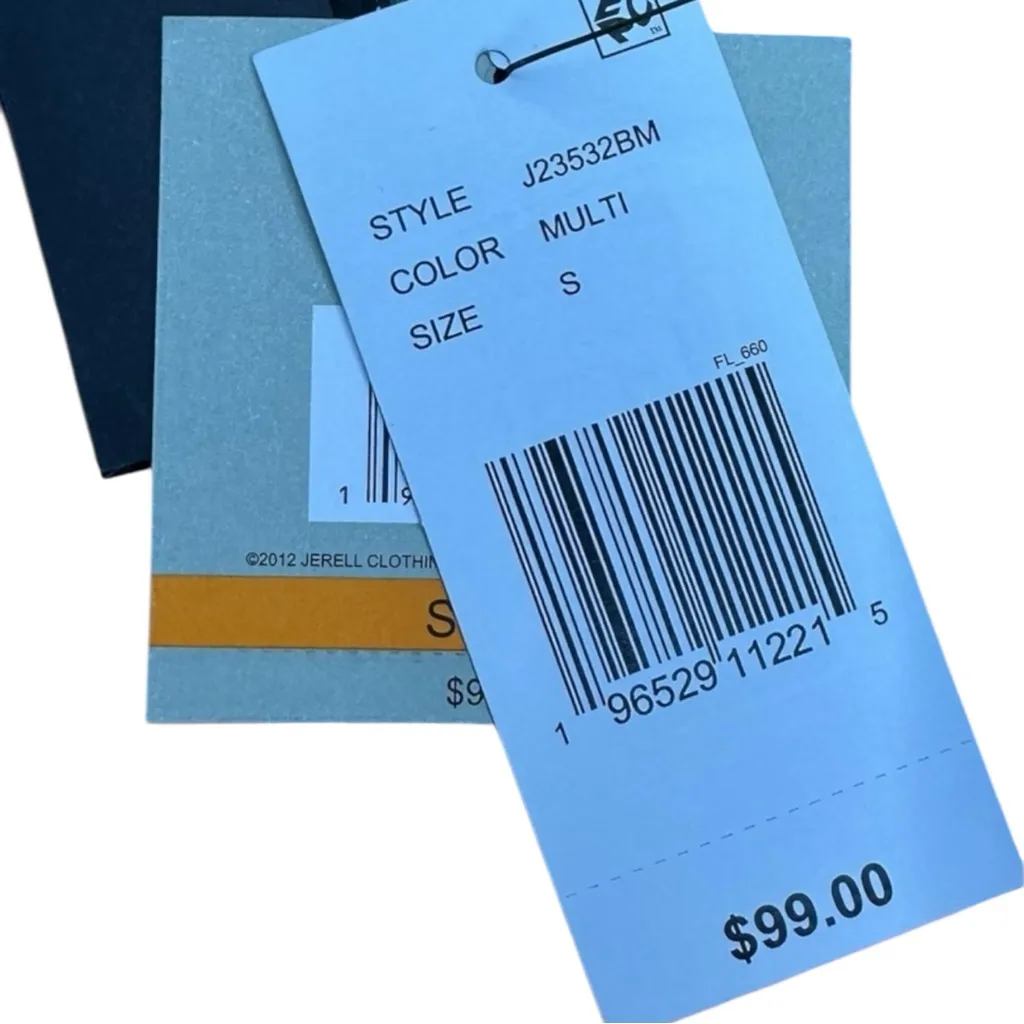 JOHN MARK NWT Color Block Key West Button - Image 7