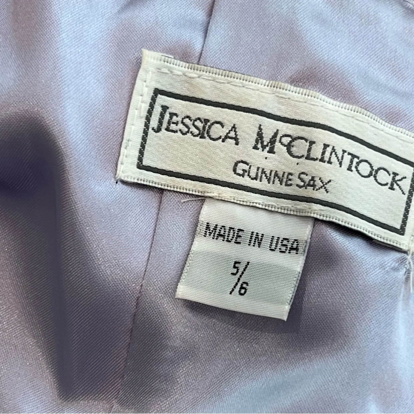 Vintage Mcclintock XS Gunne Sax Dress Strapless Formal Gown Holiday Party RARE Blue - Image 4