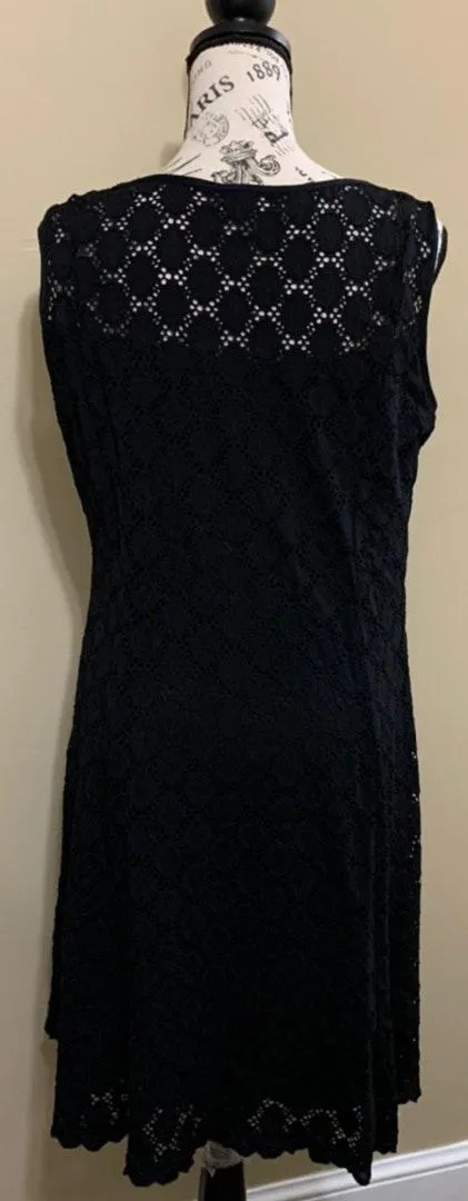 Black Sleeveless Lace Dress 12 - Image 6