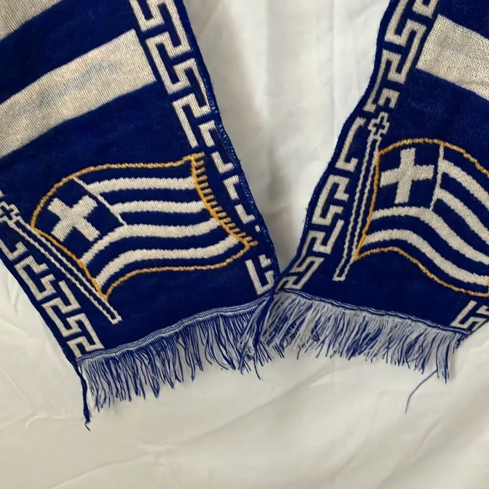 Scarf: Greece flag FANS scarf - Image 14