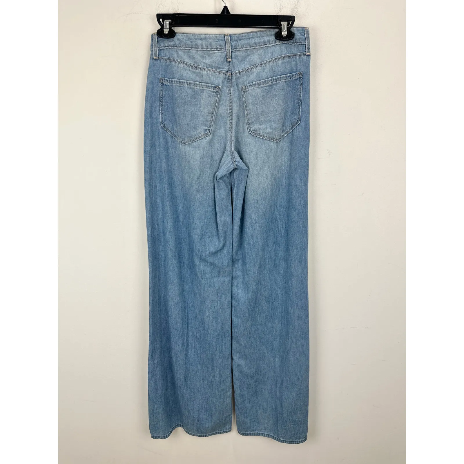 L'AGENCE Alicent High Waist Wide Leg Jeans in Havana Blue Relaxed US 23 NWT - Image 7