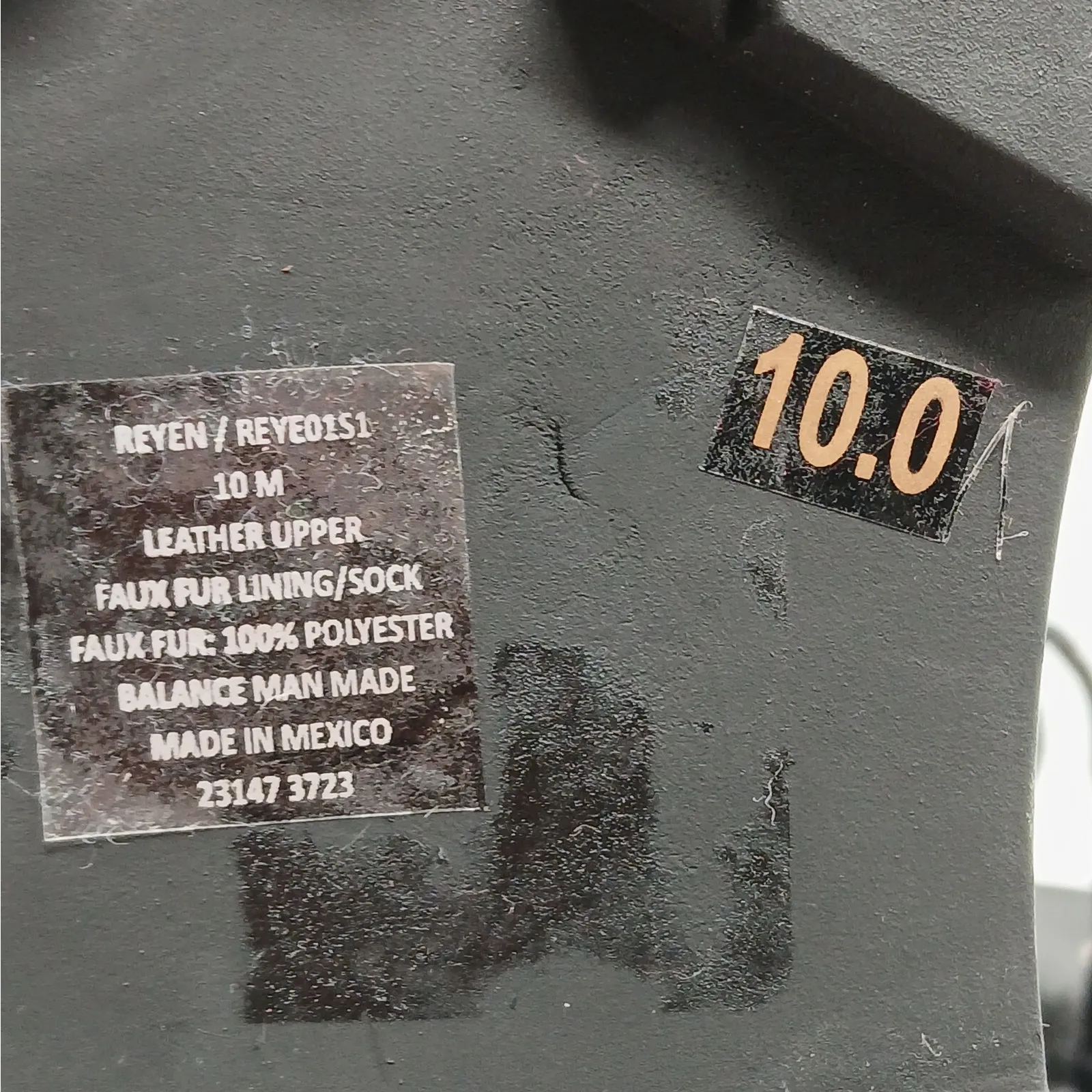 Steve Madden Reyen Platform Combat Boots Womens 10M Black Moto Faux Fur Gorpcore - Image 9