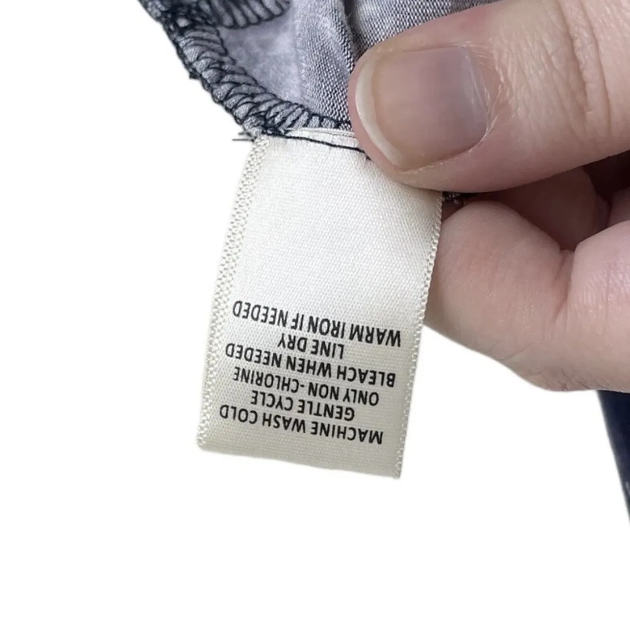 Skies Are Blue Women’s Small Petite Navy Floral Print Open Back 3/4 Sleeve Dress - Image 6