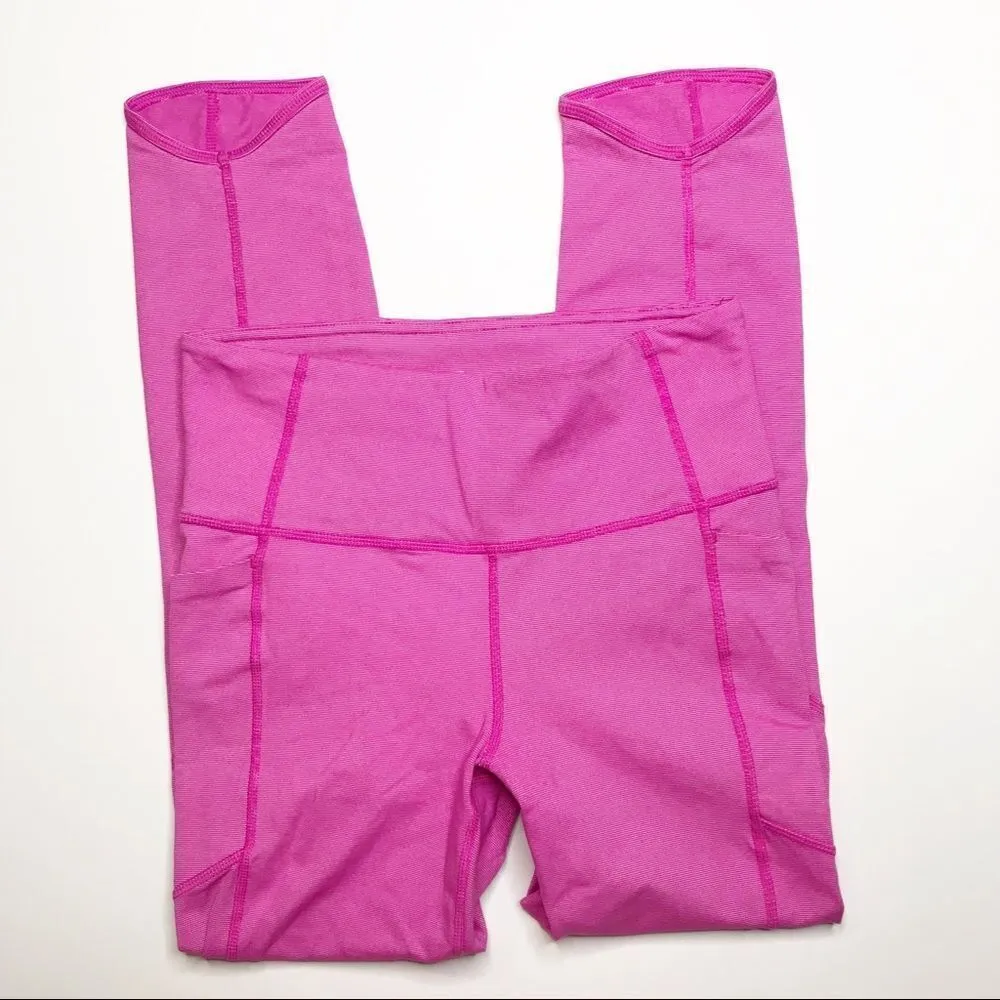 Athleta Barbie pink‎ high rise pixel chaturanga leggings - Image 2