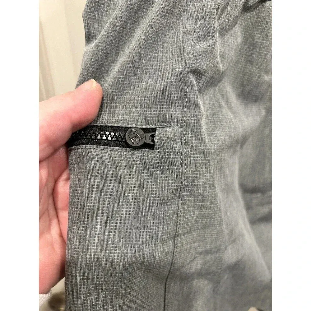 Apana‎ Women’s Gray Yoga Lifestyle Shorts Size Large - Image 3