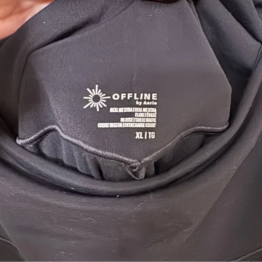 Aerie fold over flare yoga pants - Image 2