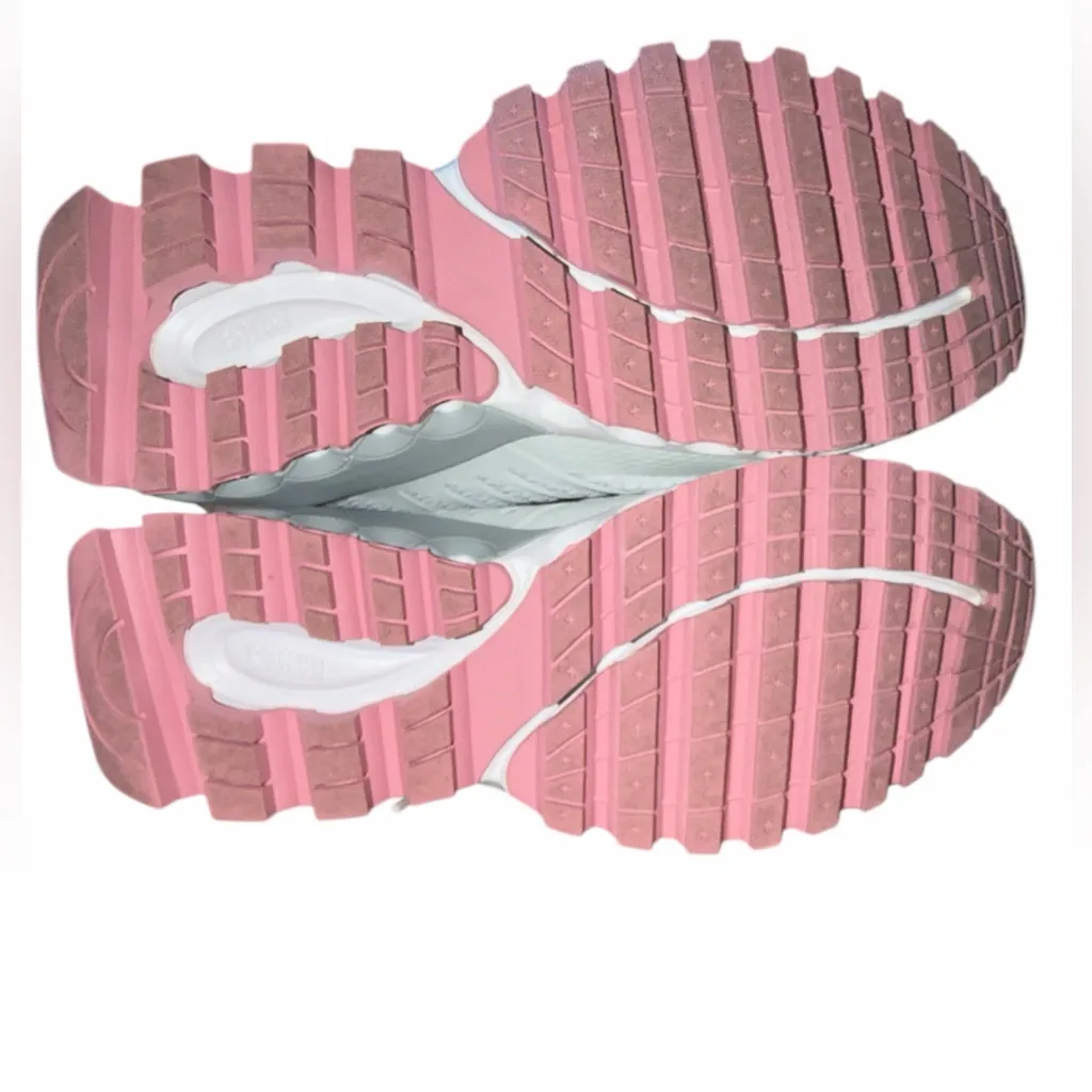 K-Swiss Women's White and Pink Sneakers tube sports - Image 6