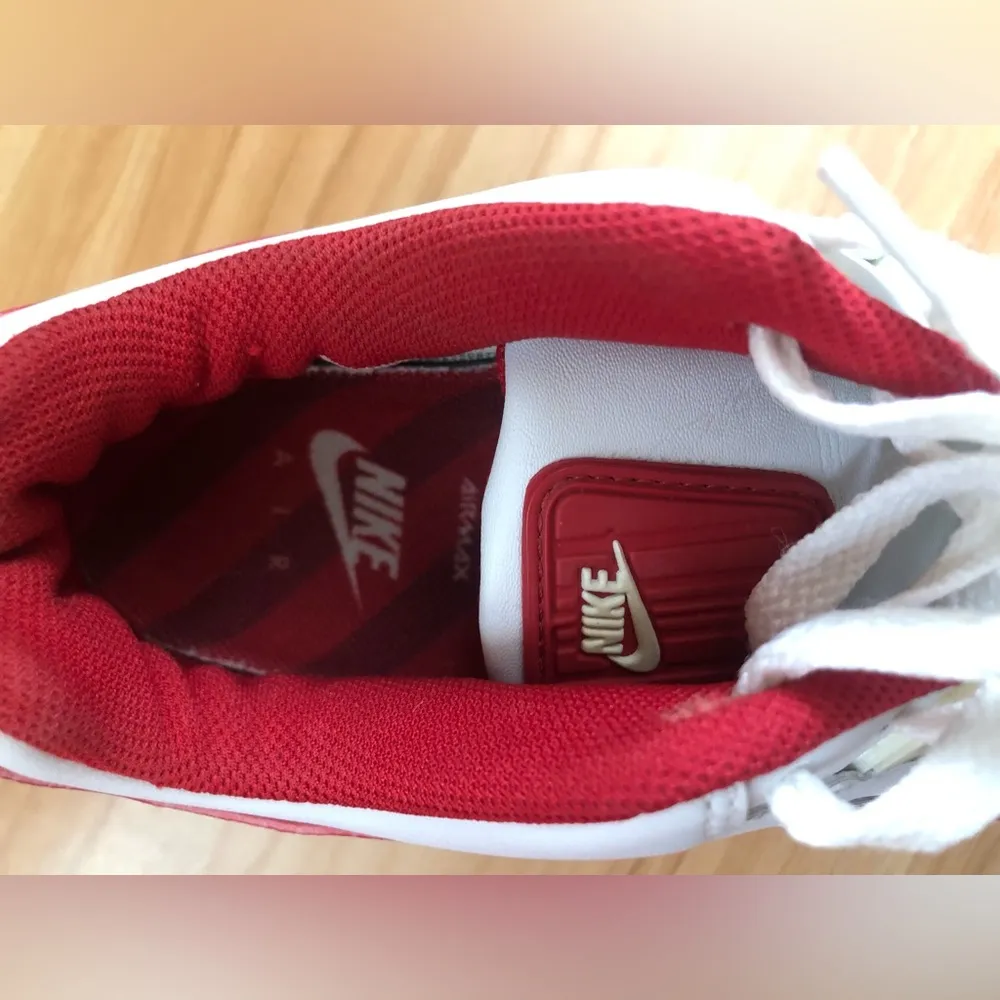 Nike Air Max Red and White SC Women's Shoes Size 6 - Image 9