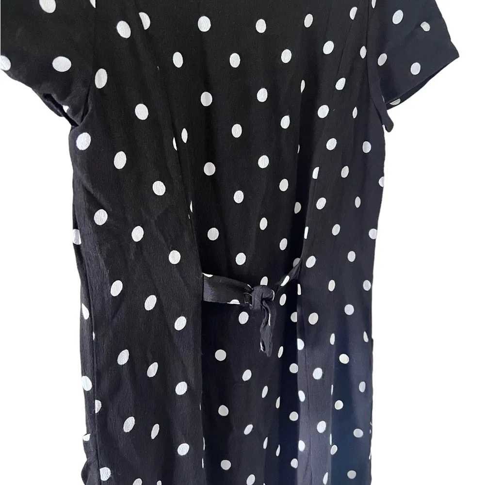 Urban Outfitters Lola Polka Dot Button Down Mini Dress - Image 6