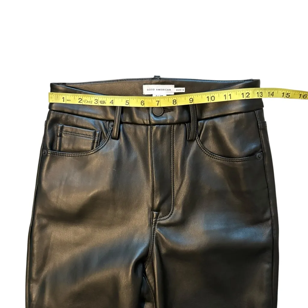 Good American Good Legs Mini Boot-Cut Pants, Sz 2 - Image 11