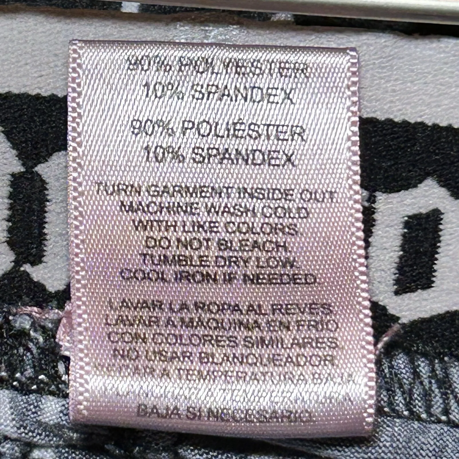 Juicy Couture Womens Black Logo Pajama Bottoms PJ Lounge Pants Sleepwear Size XL - Image 6