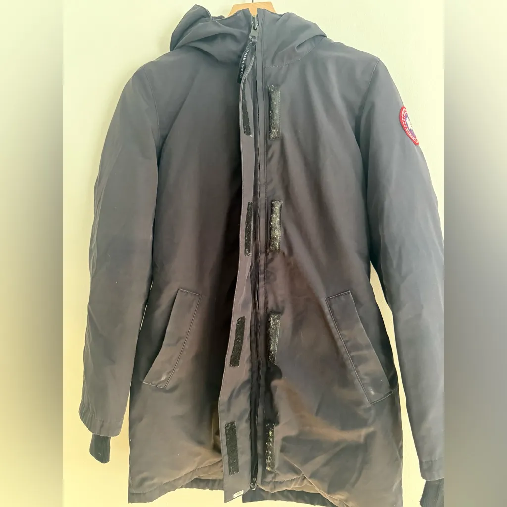 Canada Goose Women’s Arctic Tech Leslie Black Performance Jacket Parka Puffer S - Image 12