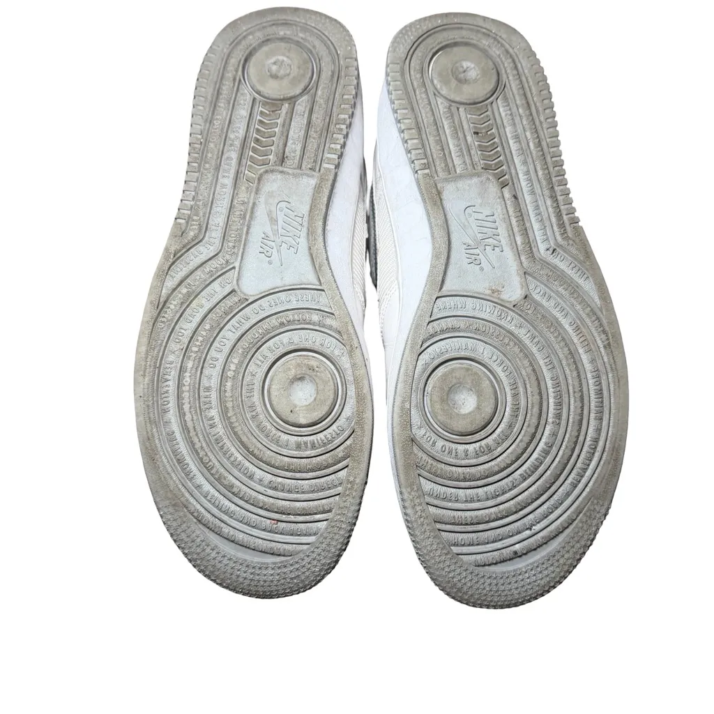 Nike Air Force 1 Unity GS White Grey Platinum Women’s 8.5/ 7Y DQ6029-102 - Image 9