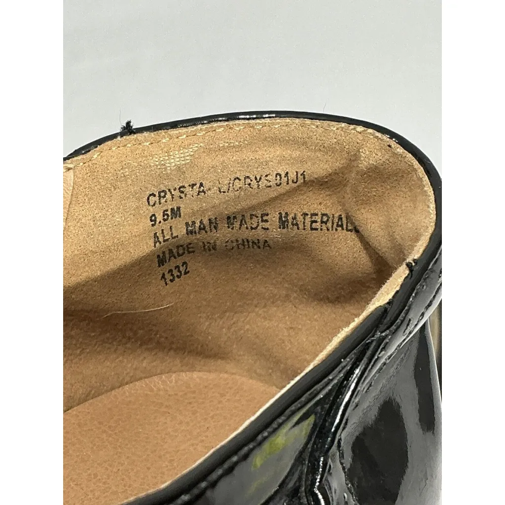 Womans Madden Girl Crystal Size 9.5 M Black Laceup Platform Oxford Shoes - Image 7