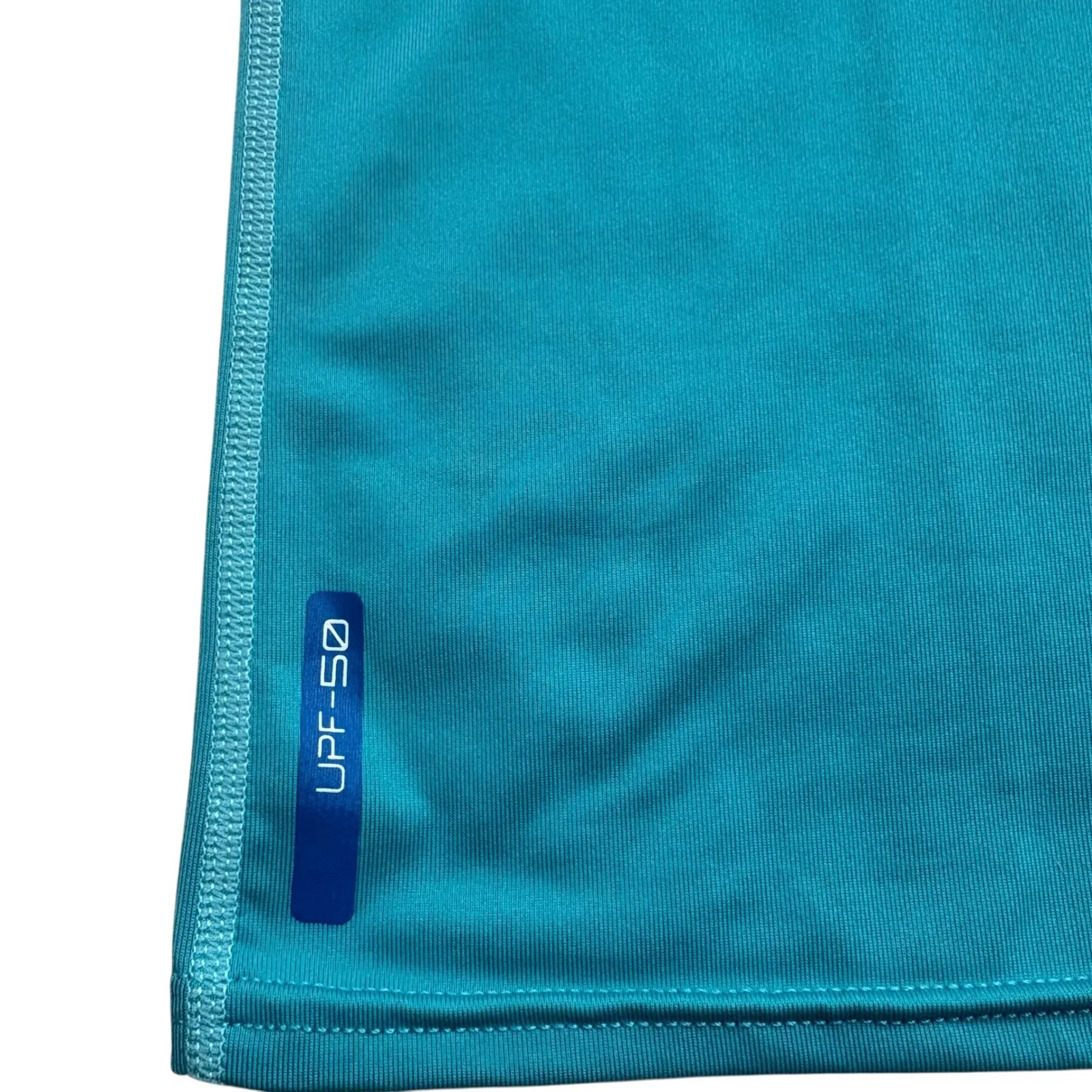 SCUBAPRO Womens Long Sleeve Rash Guard Swim Shirt Teal Hexagon UPF‎ 50 L Blue Size M - Image 4