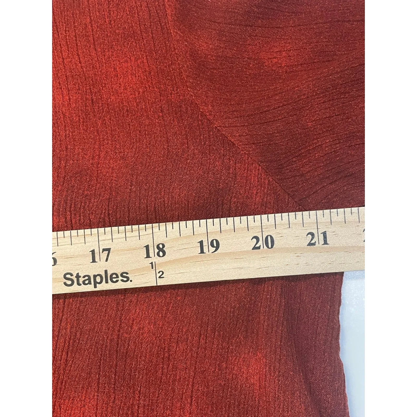 Vintage Southwest Indian Foundation Textured Rust Orange Knit Short Sleeve Top M Red Size M - Image 5