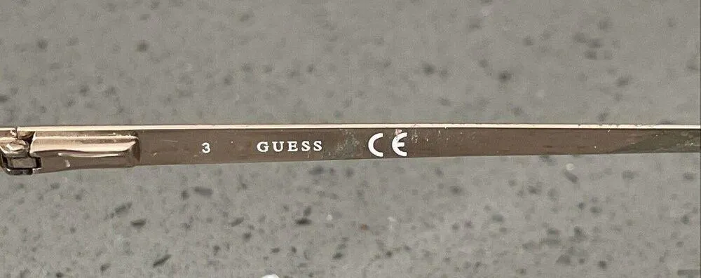 GUESS GU2795 001 Black Gold Womens Cat Eye Full Rim Eyeglasses Frames 54-14-140 - Image 3